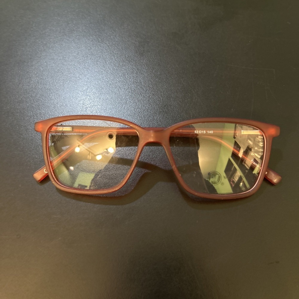 NEW MODERN OPTICAL FLUID Red Matte EYEGLASSES GLASSES FRAME 53-15-140 Frame Only